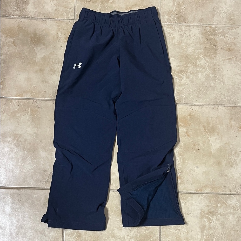 Under Armour Kids' Dark Blue Performance Pants size small